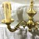 Pair of sconces 2 lights louis XVI style