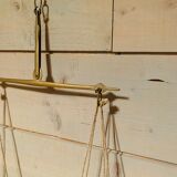 Balance vintage en laiton