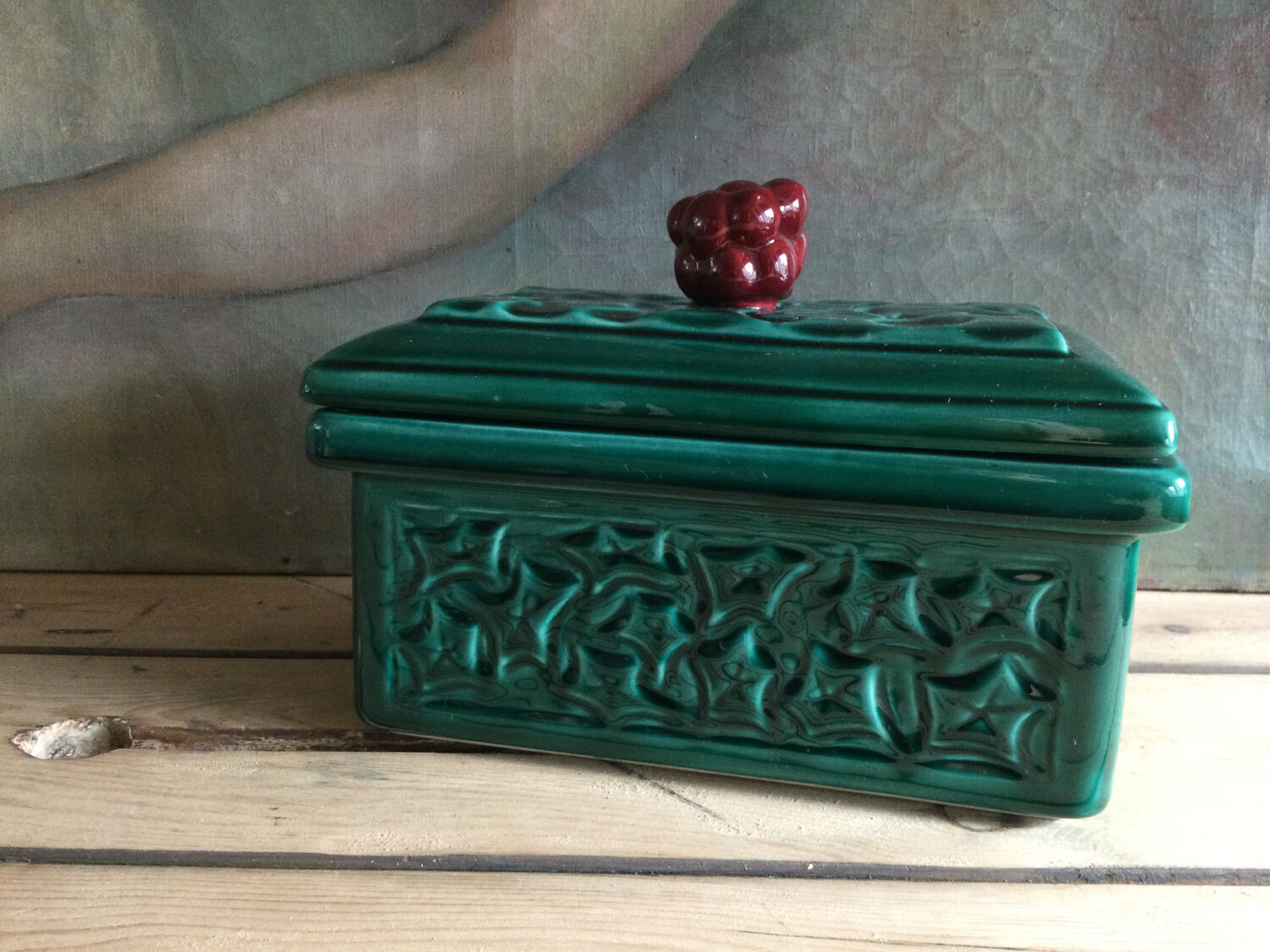 Pot à couvercle Vallauris s-10 1950’s