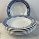 Set of 6 deep plates Sarreguemines Béatrice collection