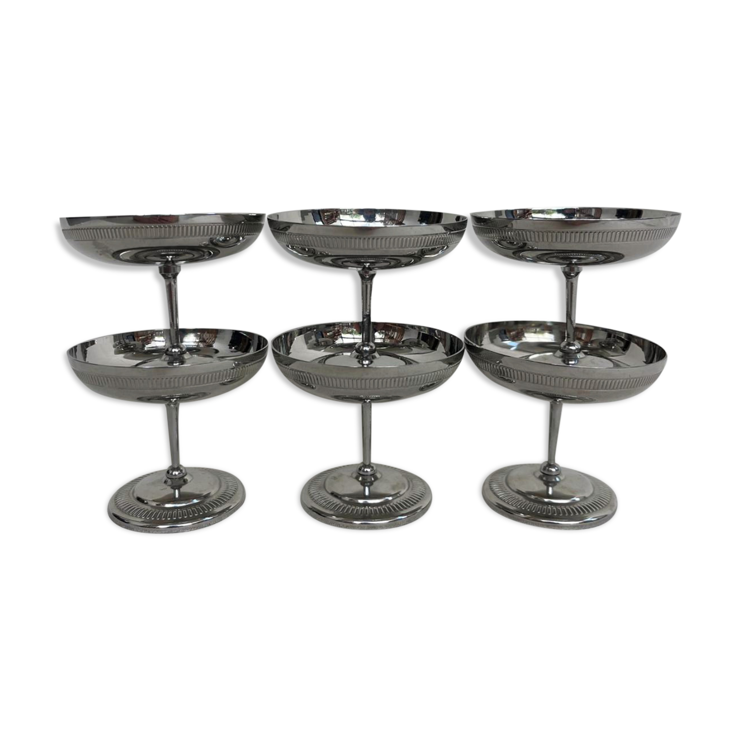 6 stainless steel cups Remy Letang