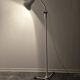 70s Gooseneck Metal Floor Lamp, Adjustable Height Tripod Base