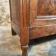 Antique French Walnut Sideboard - 19th Century Buffet with Drawer and Double Doors - Rustic Farmhouse Storage