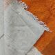 Moroccan handmade artisanal berber carpet magic orange eye 287 x 184 cm