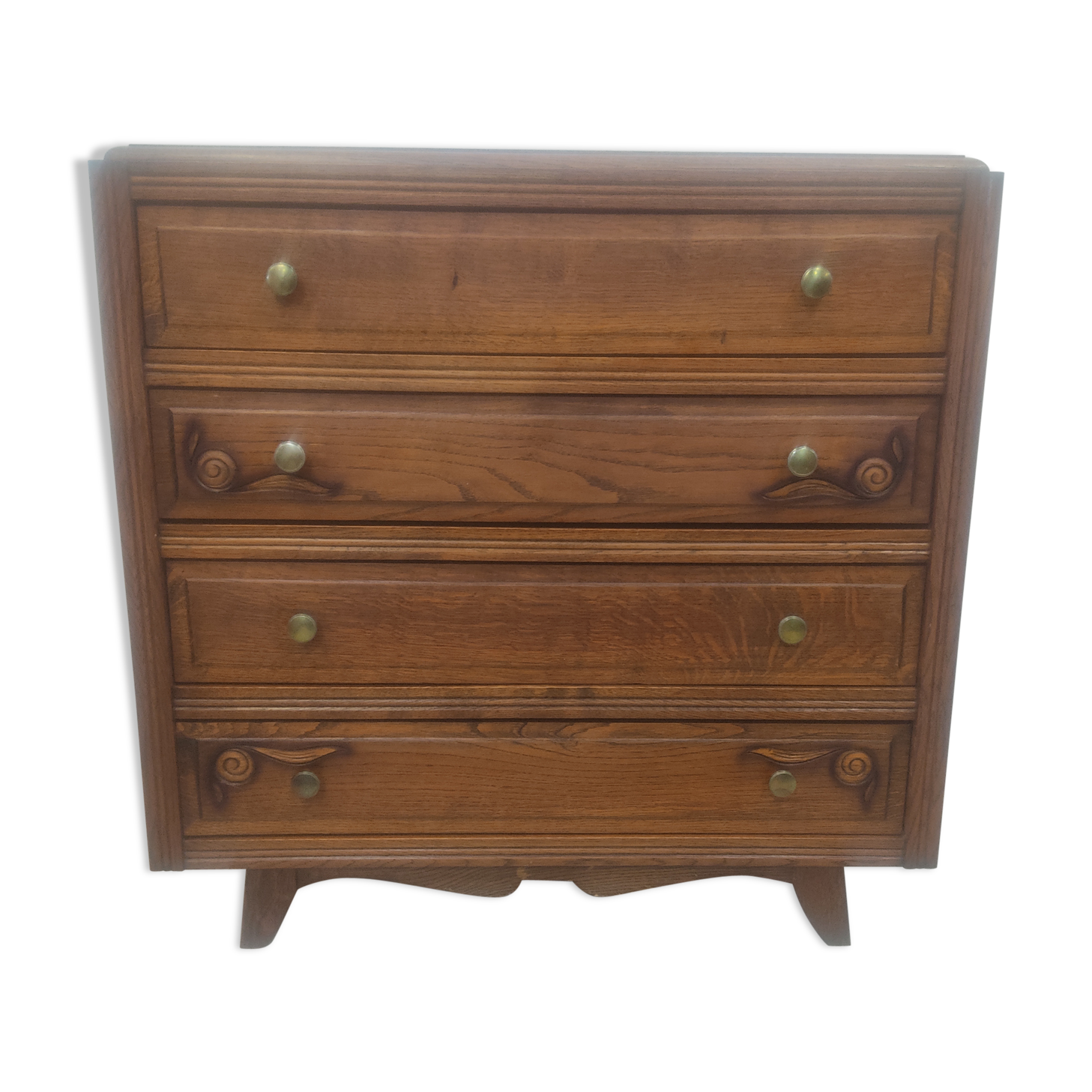 Vintage dresser compass feet 50s