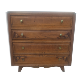 Commode vintage pieds compas années 50
