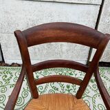 Straw armchair