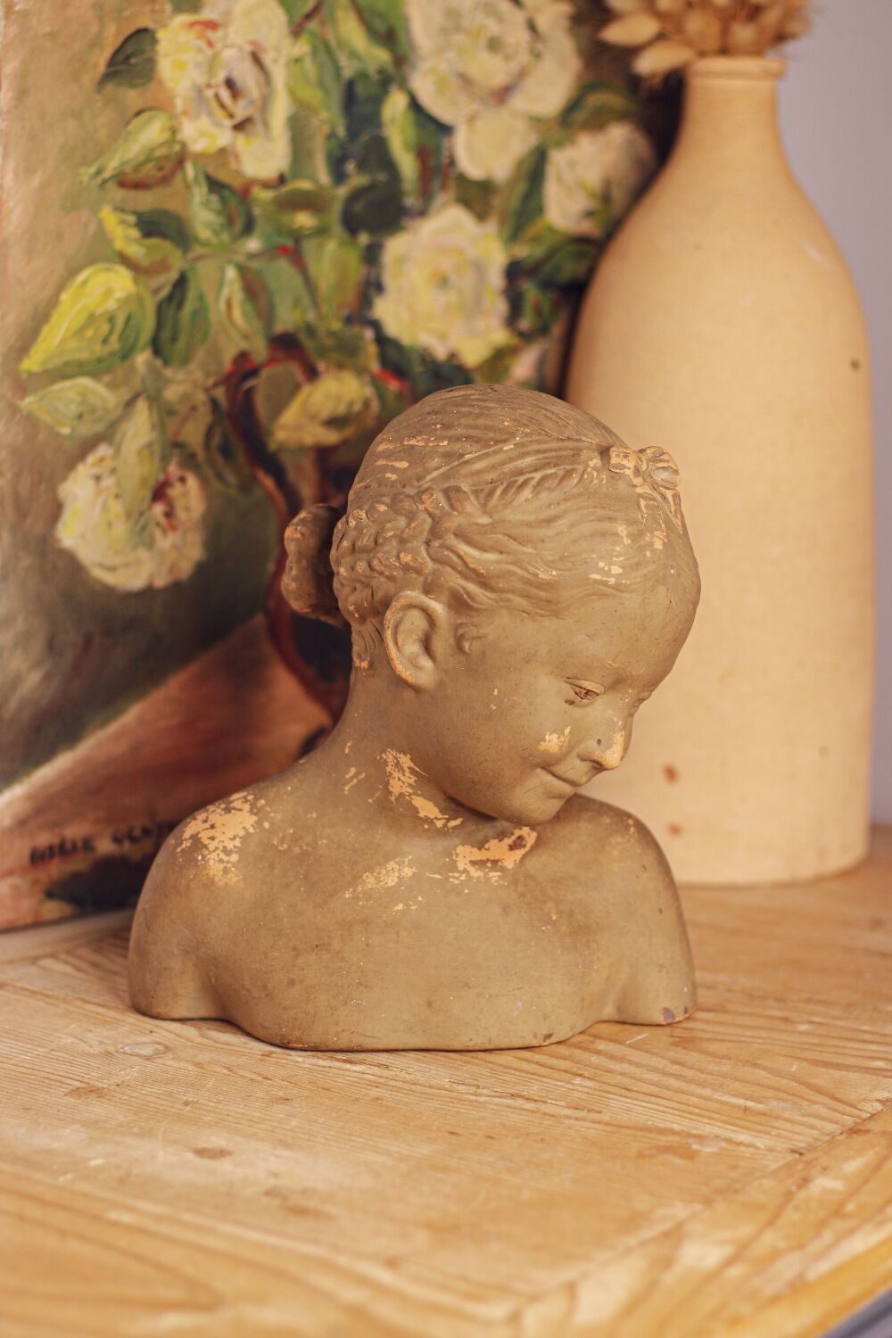 Bust "La Rieuse" after Pigalle