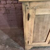 Vintage Parisian buffet made of raw wood