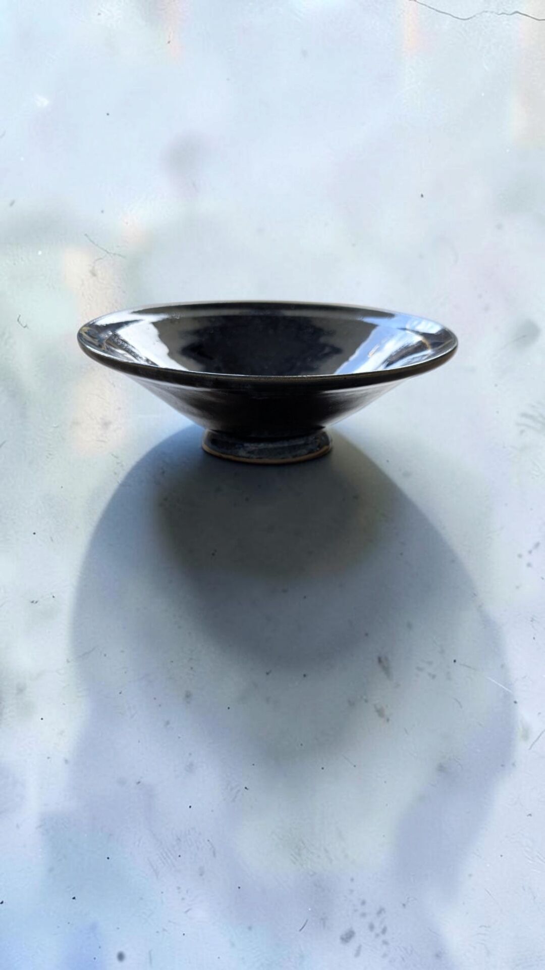 Signed glazed ceramic cup – vintage