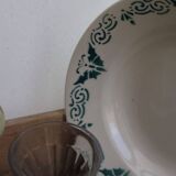 set of 8 ceramic plates "butterflies"