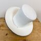 Industrial Hanging Lamp with Milk Glass, 1970s