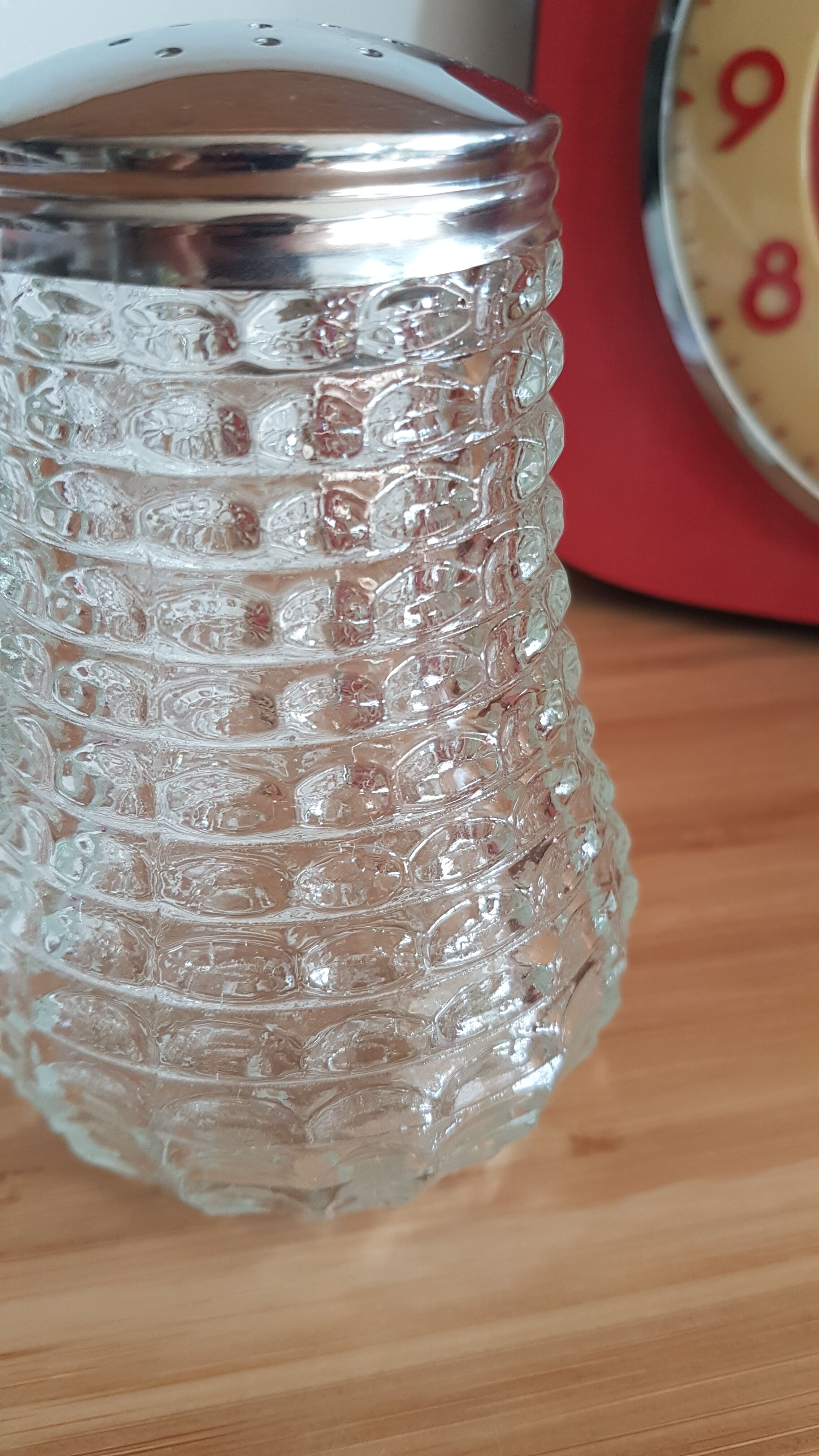 Sucrier saupoudreur en verre