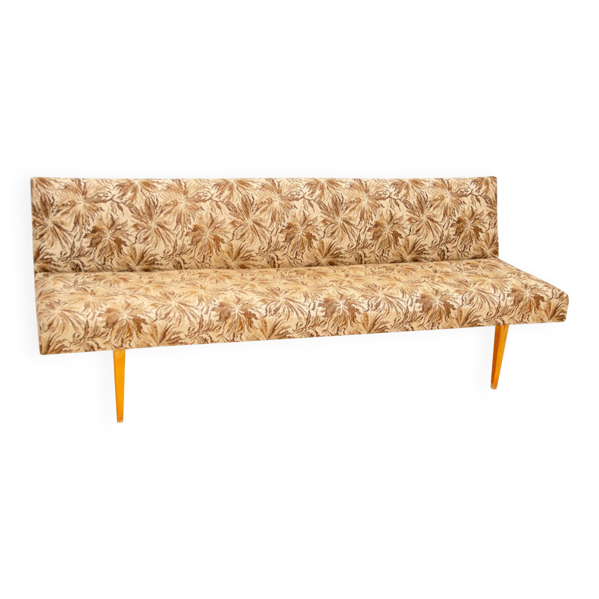 Lit de repos pliant du milieu du siècle par Miroslav Navrátil, années 1960, Tchécoslovaquie