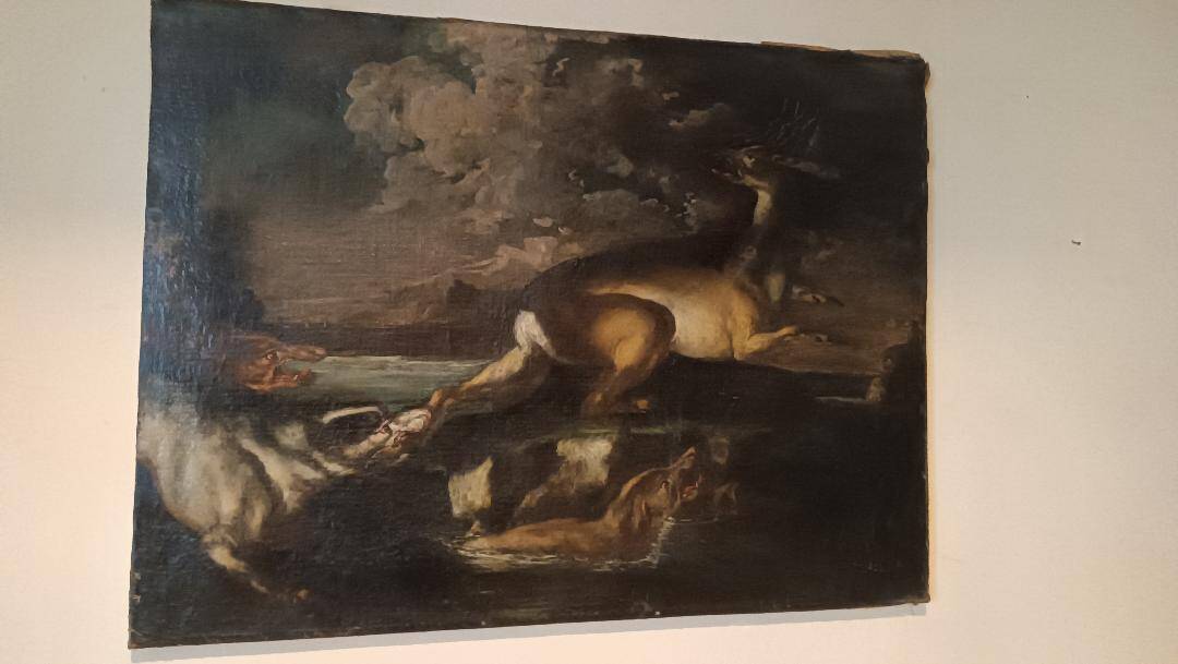 Antique Painting from the 17th Century Flemish School