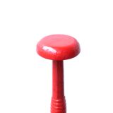 Red wooden hat rack from the 1930s