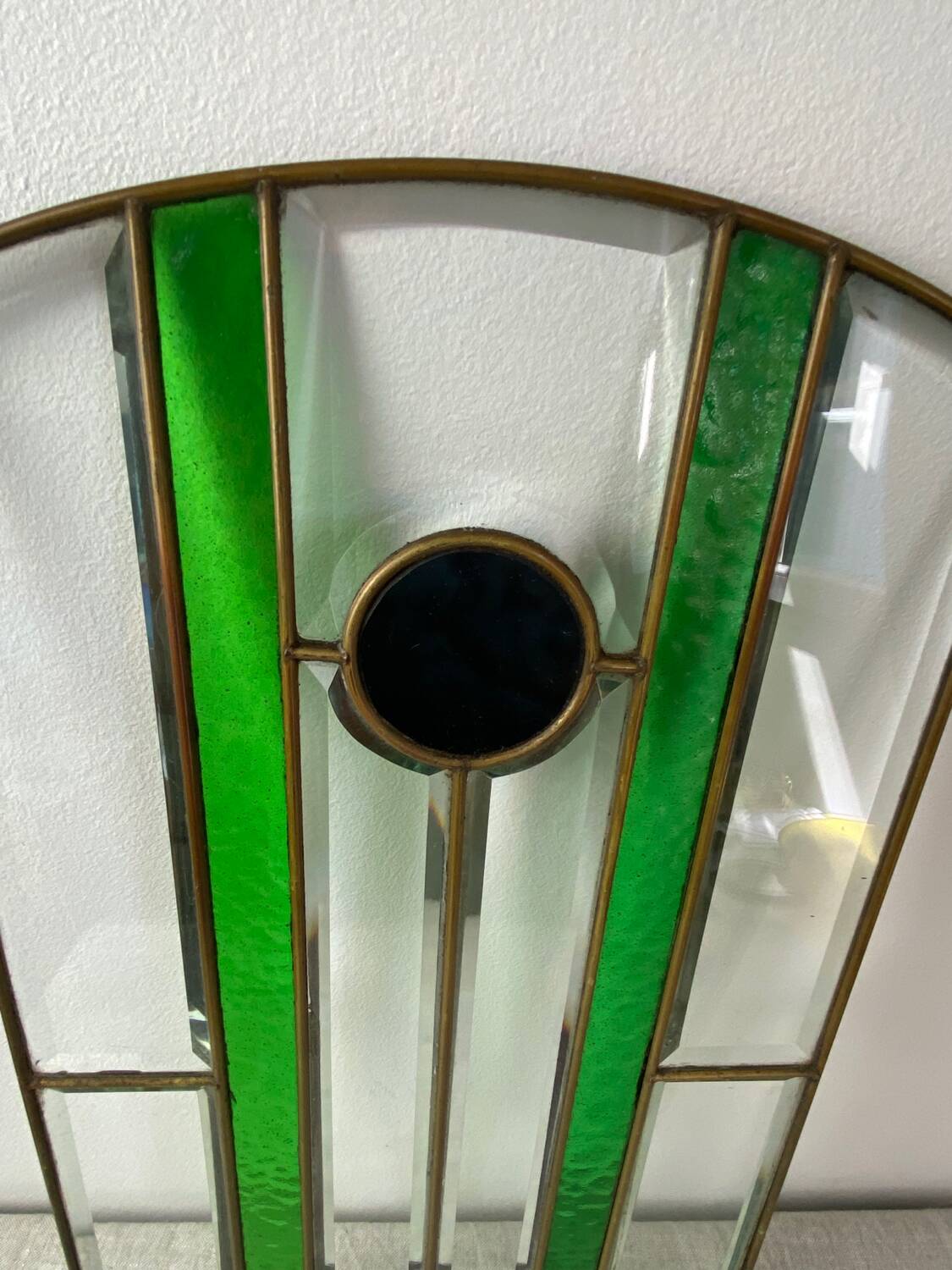 Stained glass beveled and cabochon