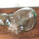 Vintage glass head jar