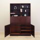 Mahogany bookcase, Danish design, 1970s, manufacture: Omann Jun