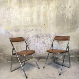 Pair of vintage Soudexvinyl chairs
