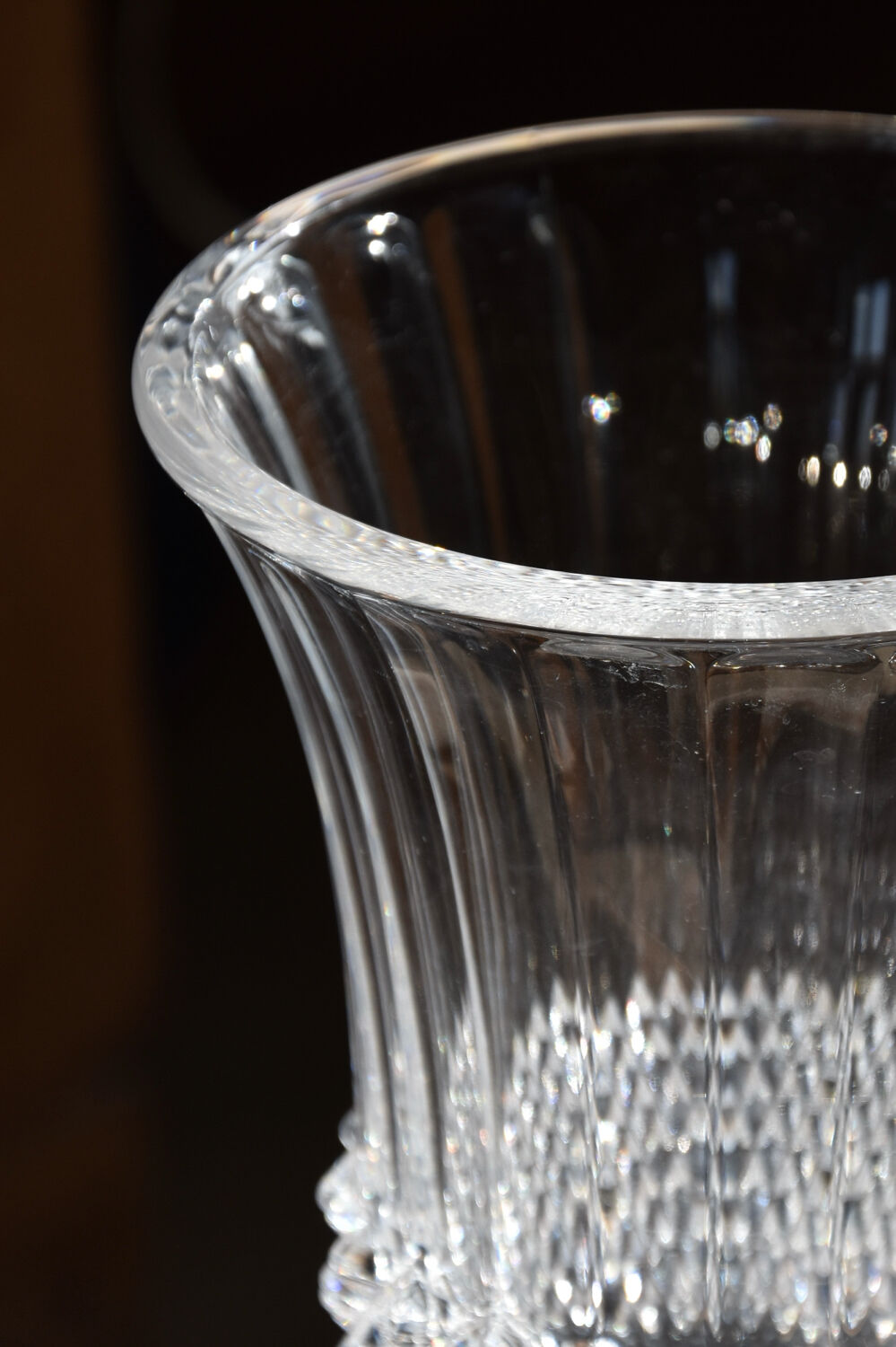 Crystal vase