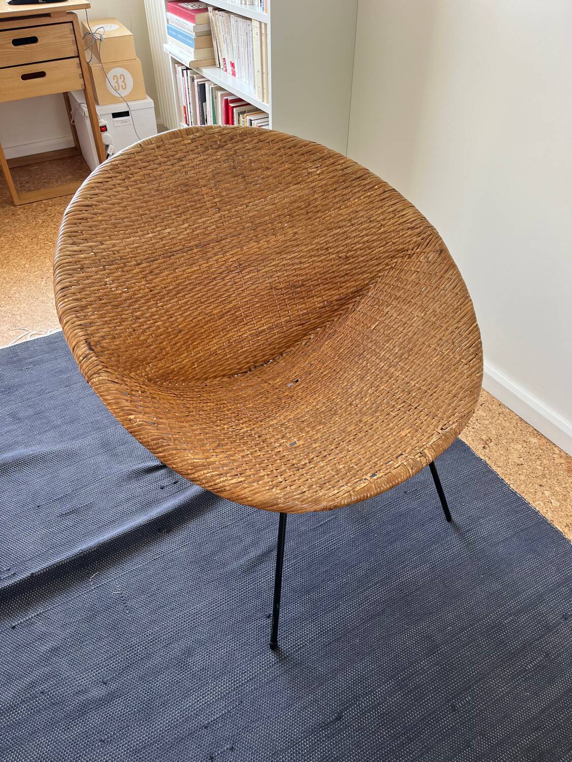 Rattan armchair