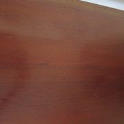 Console with curved legs - mahogany - Louis XV style - carved wood