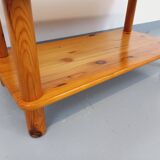 Vintage solid pine coffee table from the 70s 80s