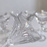 Set of 8 stemmed glasses 1960