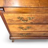 Antique Italian secrétaire in solid walnut, 1920s/1930s.