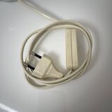 Murano mushroom lamp Italy vintage spiral decor glossy white