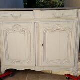 Grey patinated oak sideboard early
