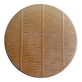 Plateau à fromages Gien décor paille osier