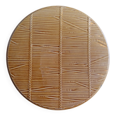 Gien cheese board with wicker straw decor
