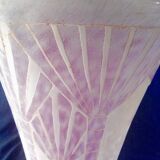 Vase 48 cm décor de papyrus le verre français - charder - schneider