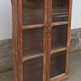 Armoire vitrée ancienne en bois