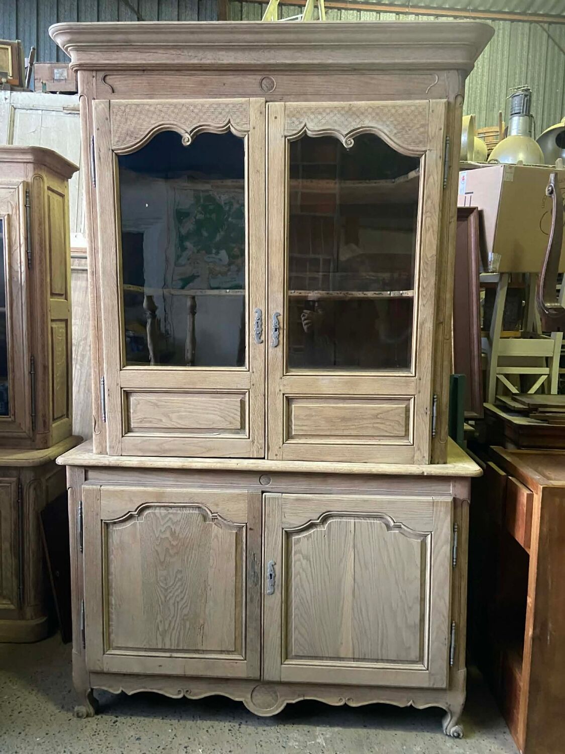 Large antique wooden dresser