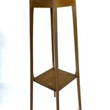 Large wooden pedestal table