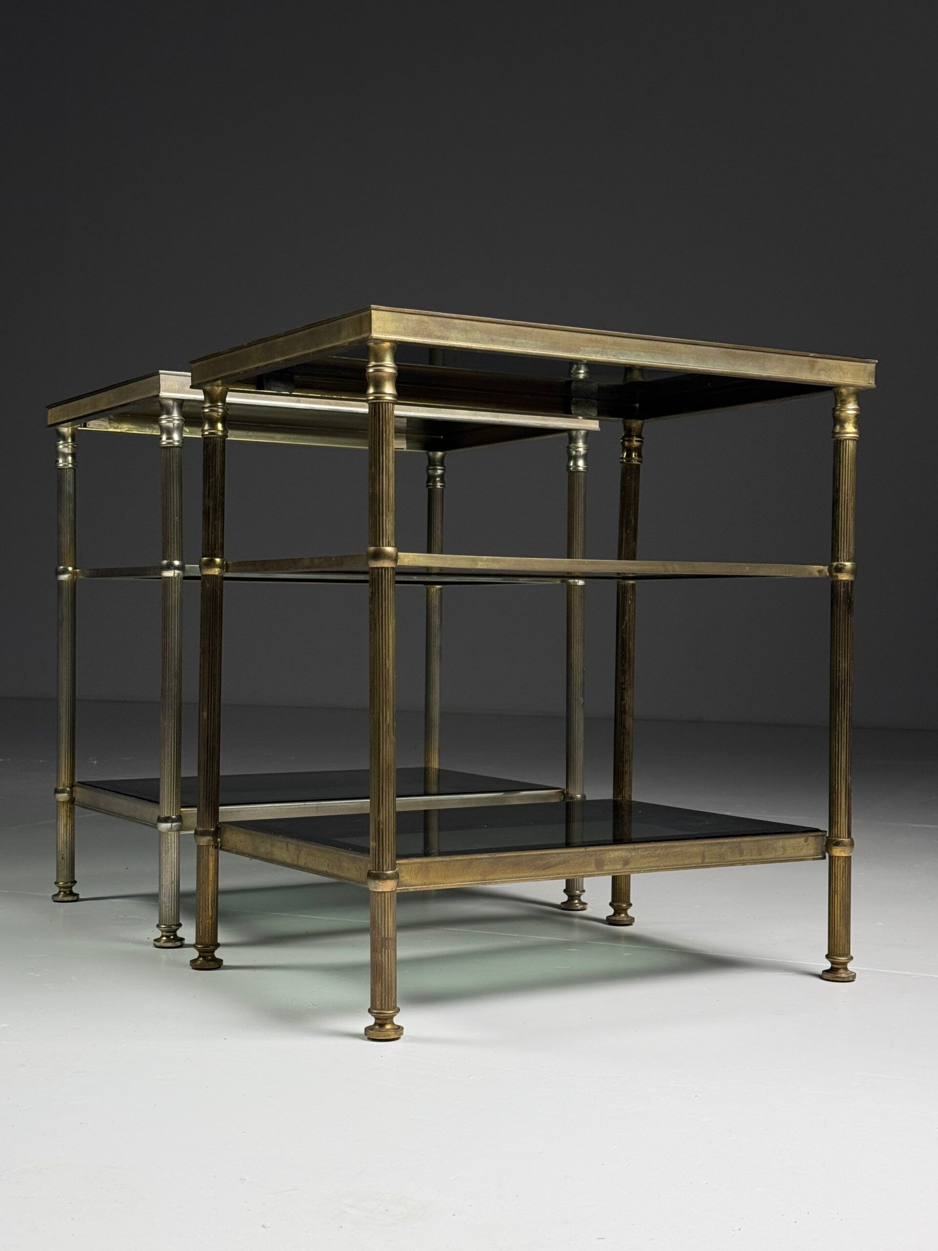 Metal side tables 1960s-70s