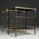 Metal side tables 1960s-70s