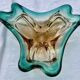 Sommerso glass murano glass or crystal fruit cup - flavio poli