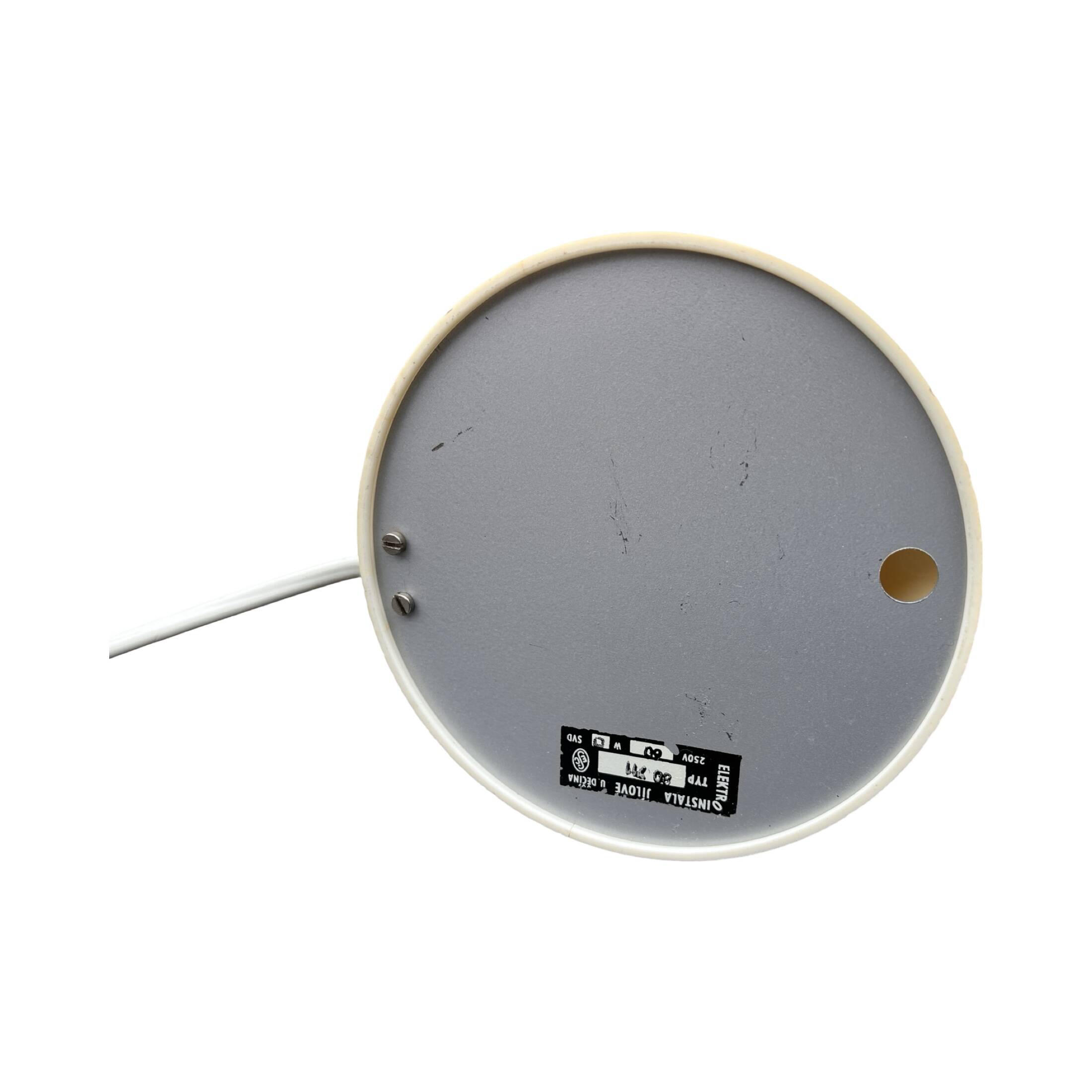 Lampe de nuit Elektroinstal JILOVE, Tchécoslovaquie, années 1970.