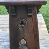 Neo-Gothic cantor stool circa 1900