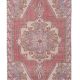 Vintage Turkish rug from Oushak, hand-woven 132x216 cm