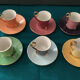 6Tasses + 6 Soucoupes Geneviève Lethu