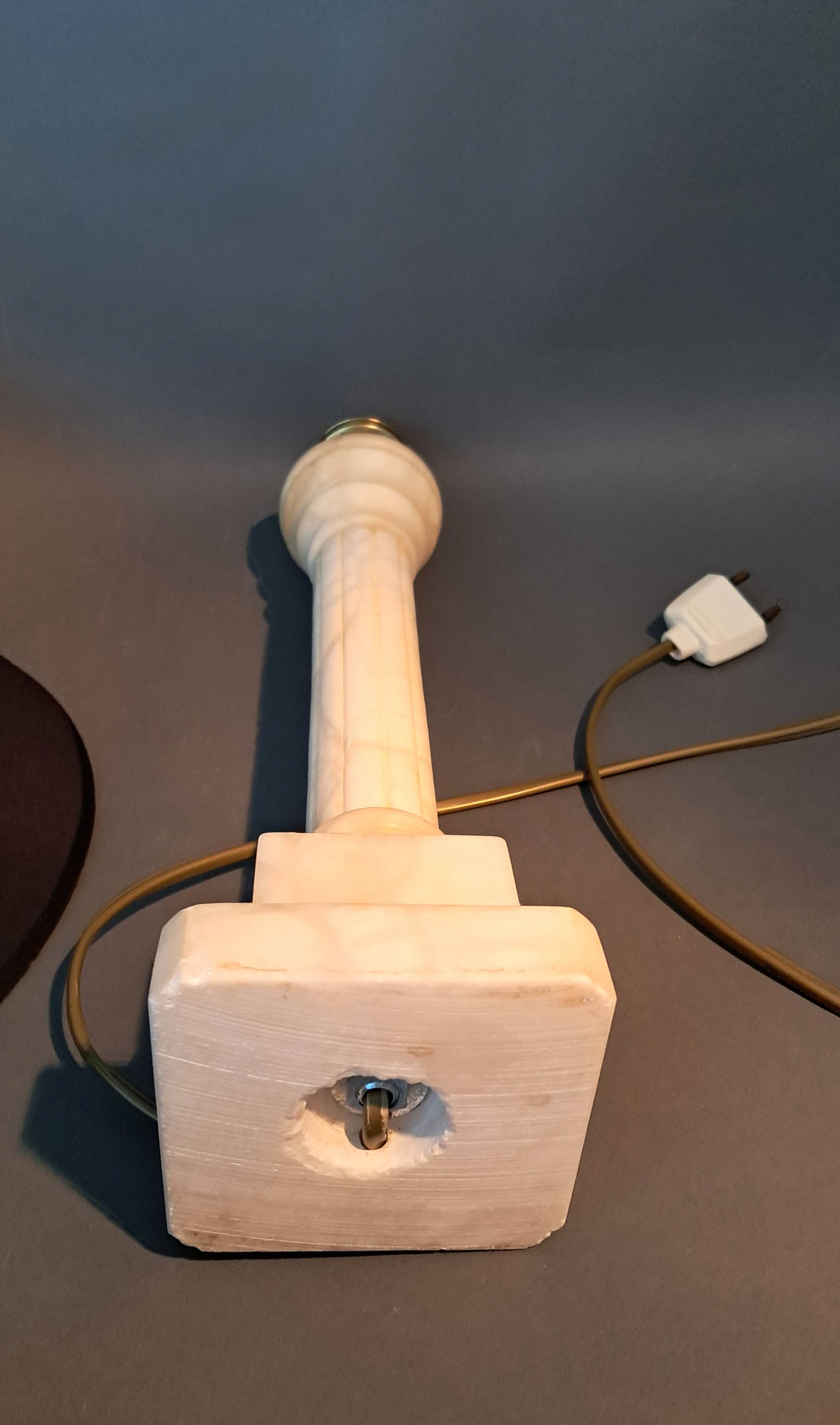 Alabaster Carcel lamp 1940/1950.