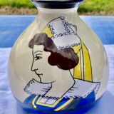 Vase ball art deco ceramic HB QUIMPER Prior to 1942 - decoration 524 - N°2