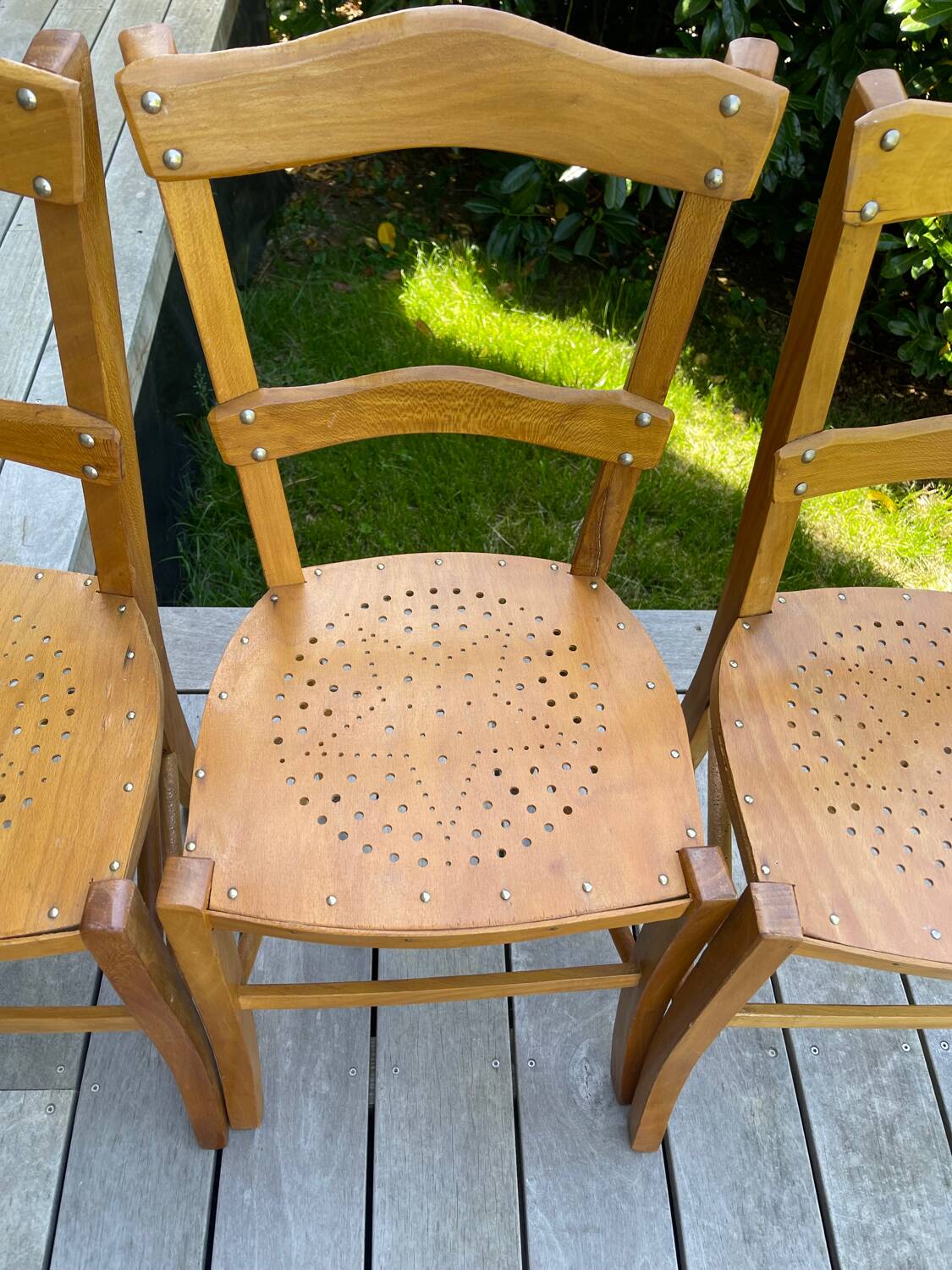 Luterma vintage bistro chairs