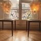 vintage mother-of-pearl lamp