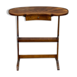 Kidney pedestal table